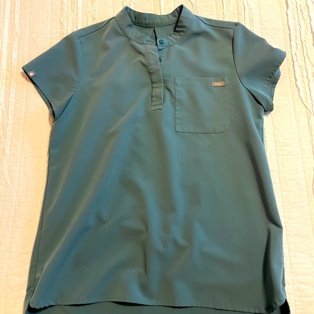 Figs Limited Edition Hydrogreen XS Scrub Top